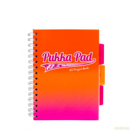 Kołozeszyt Pukka Pad A5 Fusion Project Book pomarańczowy