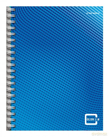 Kołozeszyt Top 2000 color 2. 0 2spi A5 100k 70g k5m niebieski