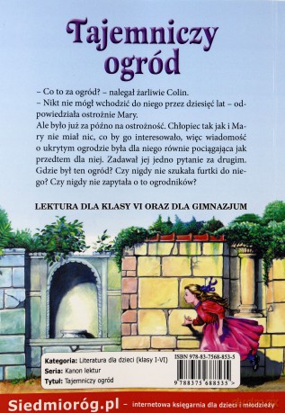 Tajemniczy Ogród - Frances Hodgson Burnett  [KSIĄŻKA]