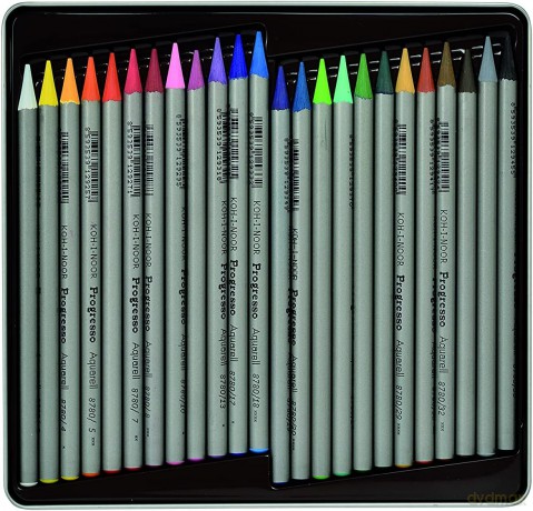Kredki akwarelowe bezdrzewne Progresso Koh-i-Noor 8784 24 kolory