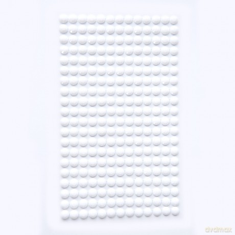Kryształki samoprzylepne white 6mm 260 szt.