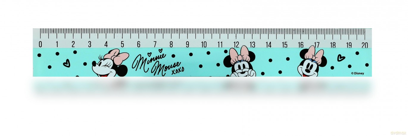 Linijki 20 cm Disney fashion Minnie Mouse 1 szt. mix