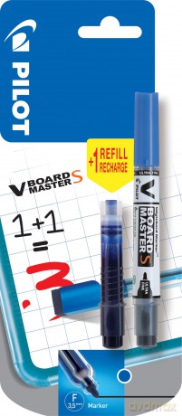 Marker do tablic v-board master s uf niebieski + wkład Pilot