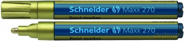 Marker olejowy schneider maxx 270 okrągły 1-3mm złoty