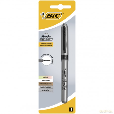 Marker Permamentny Marking Ultra Fine BIC 0.8mm czarny Blister