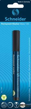 Marker permanentny okrągła końcówka Schneider Maxx 130 czarny blister