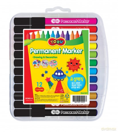 Marker permanentny toru Dong-a 12 kolorów