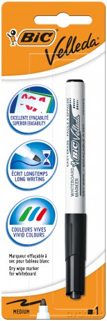 Marker suchościeralny czarny BIC Velleda 1741