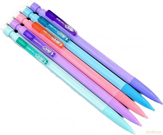 Ołówek automatyczny HB z gumką BIC Matic Pastel 0.7mm Pouch 5szt