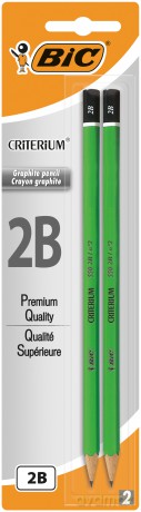 Ołówek bez gumki BIC Criterium 550 2B 2 szt. blister