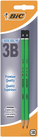 Ołówek bez gumki BIC Criterium 550 3BB 2 szt blister