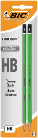 Ołówek bez gumki BIC Criterium 550 HB 2 szt. blister