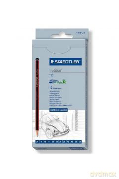 Ołówek Staedtler tradition sześciokątny zestaw 12 sztuk, 9 grubości