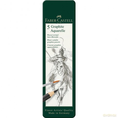 Ołówki Faber-Castell Graphite Aquarelle 5 sztuk