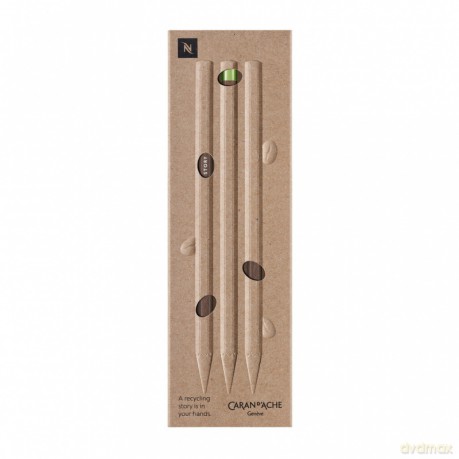 Ołówki Nespresso Swiss Wood 3 szt.