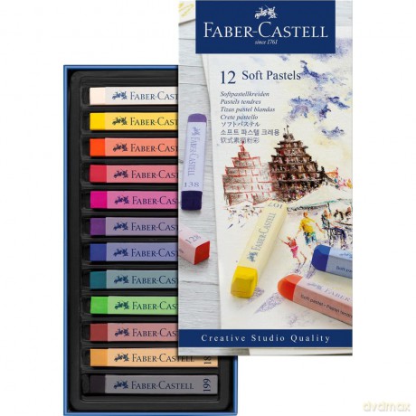 Pastele suche Faber-Castell Creative Studio 12 kolorów