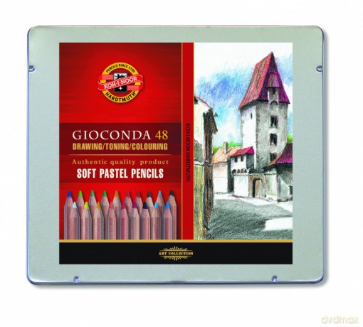 Pastele suche Koh-i-Noor 8829/48 gioconda kaseta metalowa hl