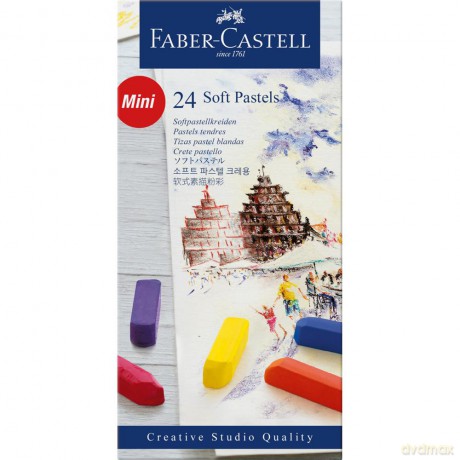 Pastele suche mini Creative studio Faber-Castell 24 kolory