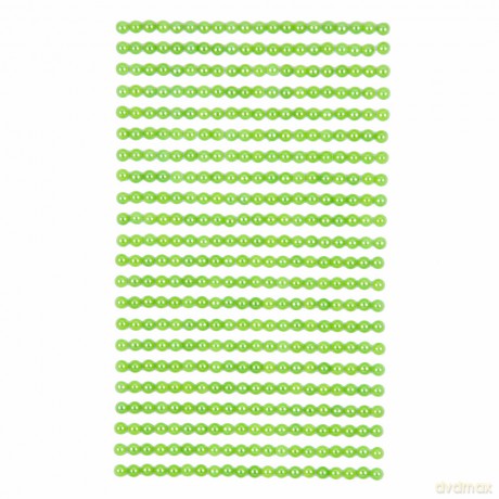 Perełki samoprzylepne green 4mm 440 szt.