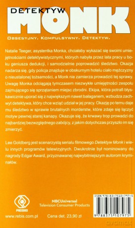 Detektyw Monk Na Kanapie - Lee Goldberg  [KSIĄŻKA]