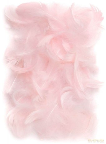 Piórka różowe 5-12cm 10g