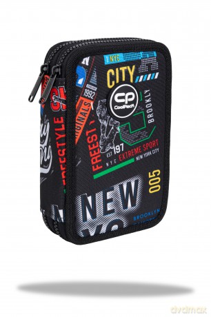 Piórnik 2-komorowy z wyposażeniem Coolpack Jumper 2 big city