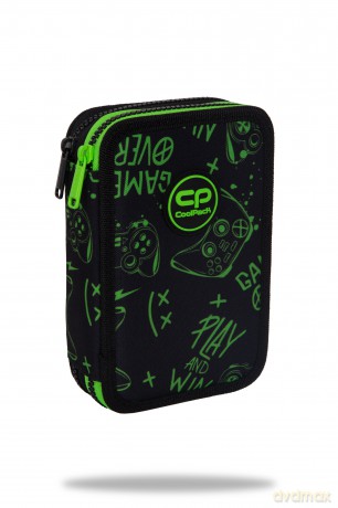 Piórnik 2-komorowy z wyposażeniem Coolpack Jumper 2 game night