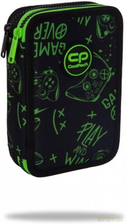 Piórnik 2-komorowy z wyposażeniem Coolpack Jumper 2 game night