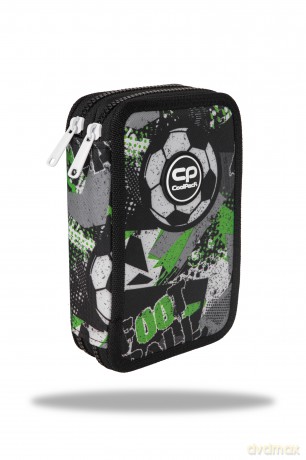 Piórnik 2-komorowy z wyposażeniem Coolpack Jumper 2 let`s gol