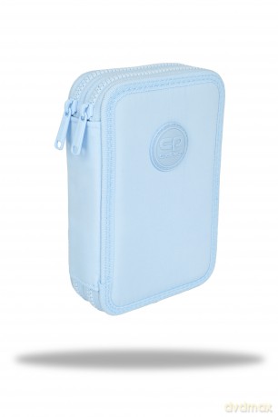 Piórnik 2-komorowy z wyposażeniem Coolpack Jumper 2 pastel powde błękit