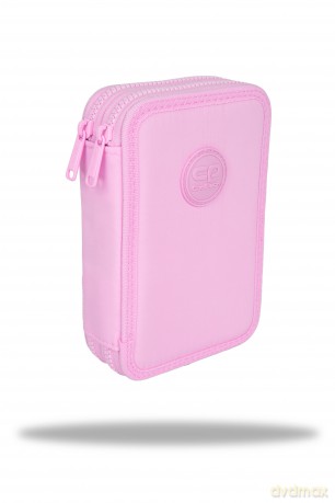 Piórnik 2-komorowy z wyposażeniem Coolpack Jumper 2 pastel powde róż