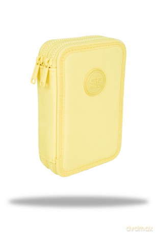 Piórnik 2-komorowy z wyposażeniem Coolpack Jumper 2 pastel powde żółty