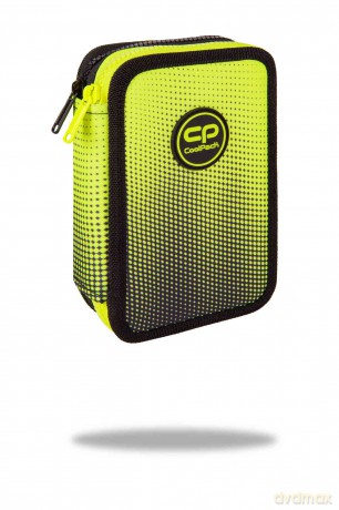 Piórnik 2-komorowy z wyposażeniem Coolpack jumper 3 gradient lemon