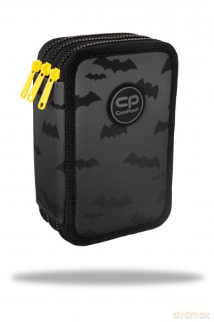 Piórnik 3-komorowy z wyposażeniem Coolpack Jumper 3 darker night
