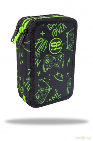 Piórnik 3-komorowy z wyposażeniem Coolpack Jumper 3 game night
