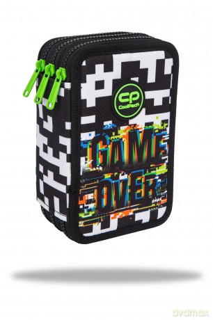 Piórnik 3-komorowy z wyposażeniem Coolpack Jumper 3 game over