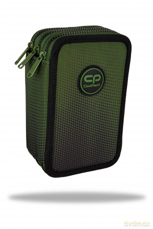 Piórnik 3-komorowy z wyposażeniem Coolpack jumper 3 gradient grass