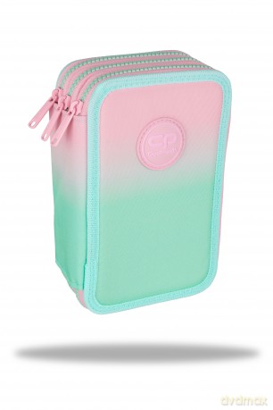 Piórnik 3-komorowy z wyposażeniem Coolpack jumper 3 gradient strawberry