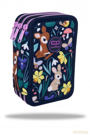 Piórnik 3-komorowy z wyposażeniem Coolpack Jumper 3 oh my deer