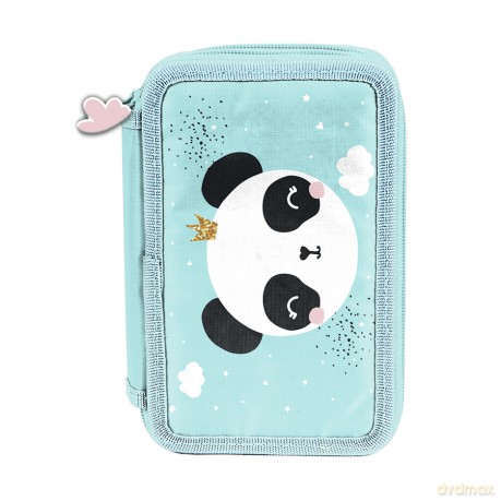 Piórnik 3-komorowy z wyposażeniem Panda PP23PQ-023
