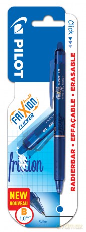 Pióro kulkowe Frixion Clicker Pilot 1.0 niebieski blister