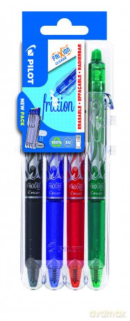Pióro kulkowe Frixion Clicker Tattoo Pilot 4 kolory