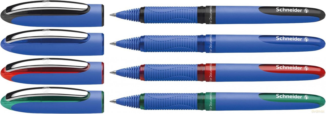 Pióro kulkowe schneider one hybrid c 0,3 mm w etui 4 kolory