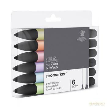 Promarker 6 pastel tones