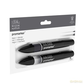 Promarker black + blender