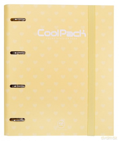 Segregator A4 4R Coolpack Pastel z kartkami żółty