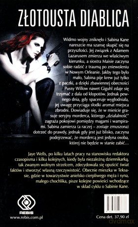 Złotousta Diablica - Jaye Wells  [KSIĄŻKA]