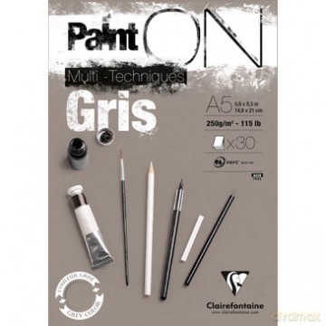 Szkicownik A5 Paint On Gris 30k/250g