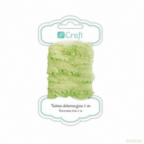 Taśma dekoracyjna lime 1m