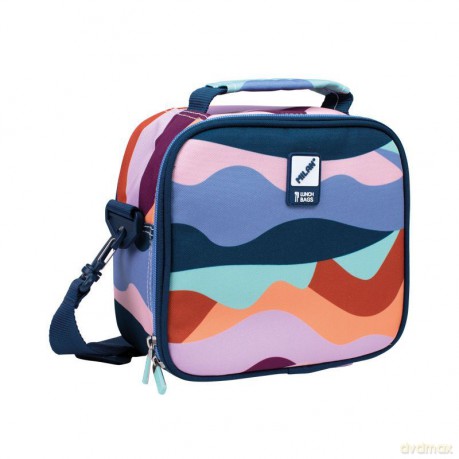 Torba termiczna Milan THE FUN z 3 pojemnikami na lunch wielokolorowa 3.5l